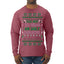 Too Hot to Wear an Ugly Sweater, Funny Pink Candy Cane Cut Diva Girl Reindeer Xmas Ugly Christmas Sweater Mens Long Sleeve Shirt