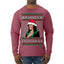 Kamala La La Funny Santa Hat Classic Xmas Song Carol Ugly Christmas Sweater Mens Long Sleeve Shirt