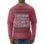 Drunk Cigs Don't Count Funny Cigarette Smoker Cig Ugly Christmas Sweater Mens Long Sleeve Shirt