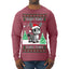 Tuki Tuki Tuki Funny Spanish Music Lyrics Ugly Christmas Sweater Mens Long Sleeve Shirt