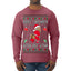 Merry Chrithmith Kith My Ath, Funny Butt Dancing, Viral Kiss My Ass Boxing Fight Meme, Men Women Ugly Christmas Sweater Mens Long Sleeve Shirt