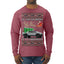 All I Want for Christmas is a Cybertruck Funny Tech Ugly Christmas Sweater Mens Long Sleeve Shirt