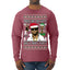 There Ain't No Party Like a Diddy Party Viral Music Meme Ugly Christmas Sweater Mens Long Sleeve Shirt