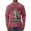 Gabagool It's What's for Dinner, Funny Tony Italian NJ New Jersey Mafia, Classic TV Show Ugly Christmas Sweater Mens Long Sleeve Shirt