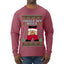 Jingle My Bells, Ugly Christmas Sweater Mens Long Sleeve Shirt
