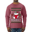 Holiday, Ugly Christmas Sweater Unisex Mens Long Sleeve Shirt