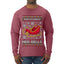 I Like To Jingle Her Bells, Ugly Christmas Sweater Unisex Mens Long Sleeve Shirt