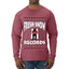 Fresh Snow Records Hip Hop Parody, Ugly Christmas Sweater Unisex Mens Long Sleeve Shirt
