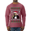 I Made Santa An Offer He Couldn't Refuse Mafia Don, Ugly Christmas Sweater Unisex Mens Long Sleeve Shirt