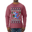 Season's Eatings Shark, Ugly Christmas Sweater Unisex Mens Long Sleeve Shirt