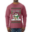 Ice Pimp, Ugly Christmas Sweater Unisex Mens Long Sleeve Shirt