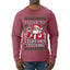 I Love To Stuff Her Stocking, Ugly Christmas Sweater Unisex Mens Long Sleeve Shirt