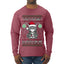 Look At Me Being All Festive And Shit, Ugly Christmas Sweater Unisex Mens Long Sleeve Shirt