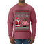 Oh Snap, No Milk And Cookies, They Took my Stamps, Ugly Christmas Sweater Unisex Mens Long Sleeve Shirt