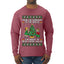 From The Windows To The Walls I'm About To Deck These Halls, Ugly Christmas Sweater Unisex Mens Long Sleeve Shirt