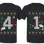 41 Combination Sweater Girlfriend Boyfriend Gift His and Hers Matching Ugly Christmas Couple T-Shirt