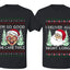 Deliver All Night Long So Good He Came Twice Sweater Girlfriend Boyfriend Gift His and Hers Matching Ugly Christmas Couple T-Shirt
