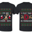 I Put The D In Reindeer Sweater Girlfriend Boyfriend Gift His and Hers Matching Ugly Christmas Couple T-Shirt