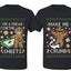 Freak On The Sheets Make Me Crumb Sweater Girlfriend Boyfriend Gift His and Hers Matching Ugly Christmas Couple T-Shirt
