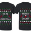 Merry Drunk We're Christmas Sweater Girlfriend Boyfriend Gift His and Hers Matching Ugly Christmas Couple T-Shirt