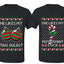 She Likes My Peppermint Stick, He Likes My Big Bulbs Sweater Girlfriend Boyfriend Gift His and Hers Matching Ugly Christmas Couple T-Shirt