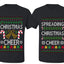 Spreading Christmas Cheer Sweater Girlfriend Boyfriend Gift His and Hers Matching Ugly Christmas Couple T-Shirt