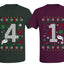 41 Combination Sweater Girlfriend Boyfriend Gift His and Hers Matching Ugly Christmas Couple T-Shirt