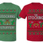 The Stocking, The Stocking Stuffer | Couples Cute Funny Girlfriend Boyfriend Gift His and Hers Matching Ugly Christmas Couple T-Shirt