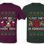I Put The D In Reindeer Sweater Girlfriend Boyfriend Gift His and Hers Matching Ugly Christmas Couple T-Shirt