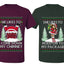 Come Down My Chimney Hold My Package Sweater Girlfriend Boyfriend Gift His and Hers Matching Ugly Christmas Couple T-Shirt