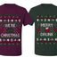 Merry Drunk We're Christmas Sweater Girlfriend Boyfriend Gift His and Hers Matching Ugly Christmas Couple T-Shirt