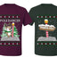North Pole, Pole Dancer Sweater Girlfriend Boyfriend Gift His and Hers Matching Ugly Christmas Couple T-Shirt