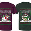 Frostitute Ice Pimp Snowmen Sweater Girlfriend Boyfriend Gift His and Hers Matching Ugly Christmas Couple T-Shirt