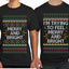 I'm Trying to Feel Merry and Bright Sweater Girlfriend Boyfriend Gift His and Hers Matching Ugly Christmas Couple T-Shirt