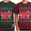 Daddy Elf Mommy Elf Matching His and Hers Couples Shirt Girlfriend Boyfriend Gift His and Hers Matching Ugly Christmas Couple T-Shirt