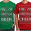 Full of Christmas Cheer Beer Husband Wife Couple Shirt Girlfriend Boyfriend Gift His and Hers Matching Ugly Christmas Couple T-Shirt