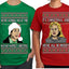 We're Gonna Have the Hap Hap Happiest Christmas, It's Christmas and We're All In Misery Couples Shirt Girlfriend Boyfriend Gift His and Hers Matching Ugly Christmas Couple T-Shirt