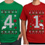 41 Combination Sweater Girlfriend Boyfriend Gift His and Hers Matching Ugly Christmas Couple T-Shirt