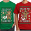 Freak On The Sheets Make Me Crumb Sweater Girlfriend Boyfriend Gift His and Hers Matching Ugly Christmas Couple T-Shirt