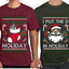 I Put The D In Holiday Sweater Girlfriend Boyfriend Gift His and Hers Matching Ugly Christmas Couple T-Shirt