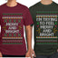 I'm Trying to Feel Merry and Bright Sweater Girlfriend Boyfriend Gift His and Hers Matching Ugly Christmas Couple T-Shirt