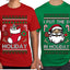 I Put The D In Holiday Sweater Girlfriend Boyfriend Gift His and Hers Matching Ugly Christmas Couple T-Shirt