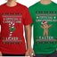 Official Candy Cane Licker Gingerbread Taster Sweater Girlfriend Boyfriend Gift His and Hers Matching Ugly Christmas Couple T-Shirt