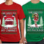 Come Down My Chimney Hold My Package Sweater Girlfriend Boyfriend Gift His and Hers Matching Ugly Christmas Couple T-Shirt