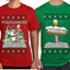 North Pole, Pole Dancer Sweater Girlfriend Boyfriend Gift His and Hers Matching Ugly Christmas Couple T-Shirt