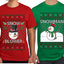 Snow Blower Snowman Sweater Girlfriend Boyfriend Gift His and Hers Matching Ugly Christmas Couple T-Shirt