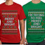 I'm Trying to Feel Merry and Bright Sweater Girlfriend Boyfriend Gift His and Hers Matching Ugly Christmas Couple T-Shirt