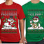 Frostitute Ice Pimp Snowmen Sweater Girlfriend Boyfriend Gift His and Hers Matching Ugly Christmas Couple T-Shirt