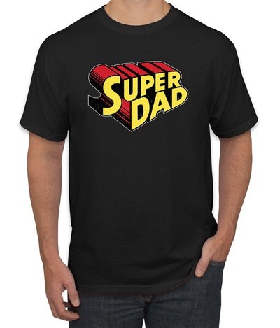 Super Dad T-Shirt - Best Dad T Shirt, Father's Day Gift from Daughter Son, for Husband, Dad Life Father's Day Men's T-Shirt
