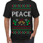 Peace Ugly Christmas Sweater Men's T-Shirt